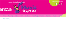 Tablet Screenshot of musicplayground.co